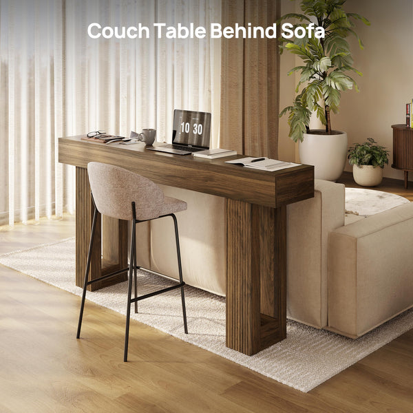 63-Inch Fluted Console Table