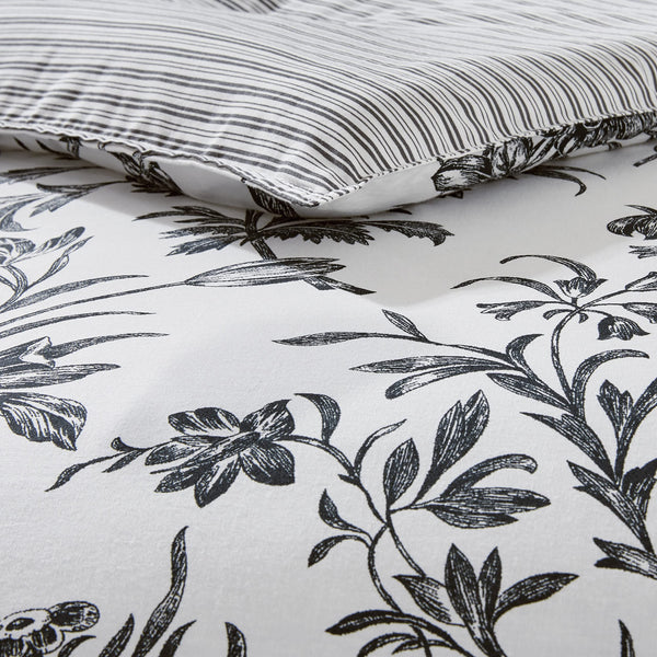 King Comforter Set – 7-Piece Reversible Cotton Bedding with Shams & Pillows