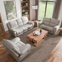 3-Piece Recliner Sofa Set – Leather Sectional with Loveseat & Arm Chair