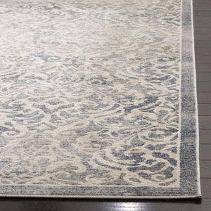 Damask Area Rug 5'3" x 7'6" – Stain Resistant Non-Shedding Indoor Rug
