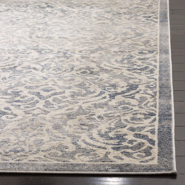 Damask Area Rug 5'3" x 7'6" – Stain Resistant Non-Shedding Indoor Rug