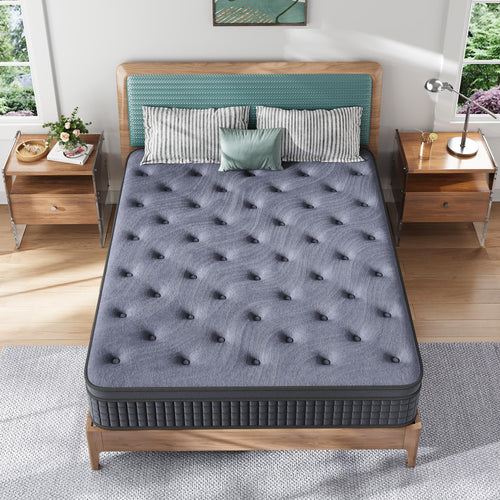 Hybrid Mattress in a Box – Gel Memory Foam, Pocket Springs, Medium Firm