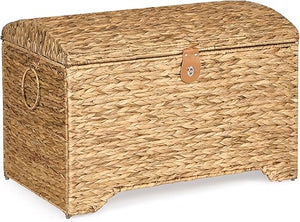 Water Hyacinth Storage Basket with Lid