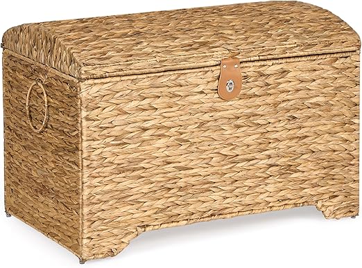 Water Hyacinth Storage Basket with Lid