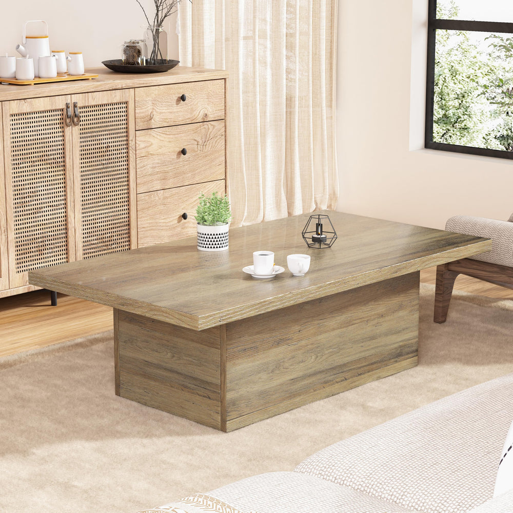 Farmhouse Coffee Table - Oak Brown