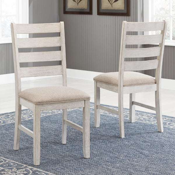 Farmhouse Dining Chair Set of 2 – Ladderback Wood
