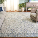 Hand-Tufted Wool Area Rug – 10' x 14' Geometric Dip Dye