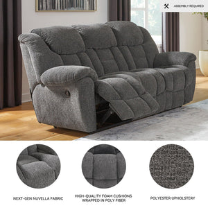 Reclining Sofa & Loveseat Set – Grey Performance Fabric