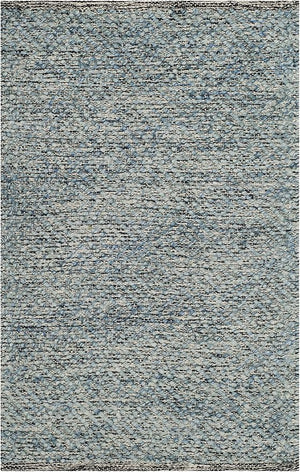 Hand-Woven Wool Area Rug 2' x 3' – Transitional Rectangular