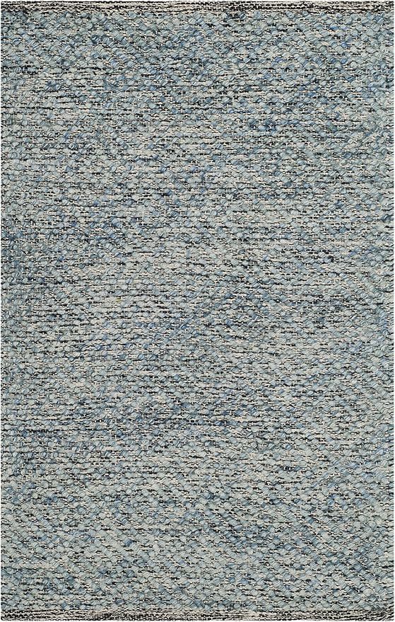 Hand-Woven Wool Area Rug 2' x 3' – Transitional Rectangular
