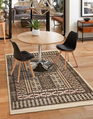 Bokhara Area Rug 3x5 – Polypropylene Medium Pile