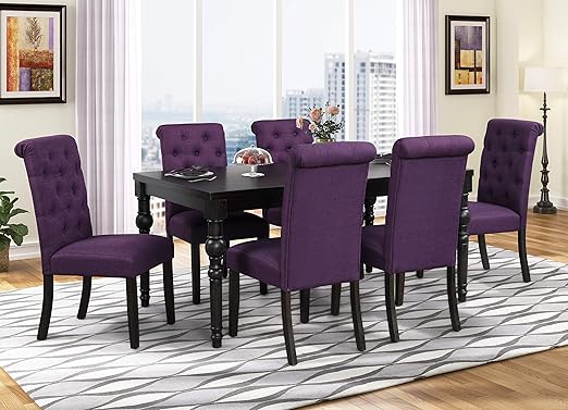 Traditional Counter Height Dining Set – Table & 6 Chairs
