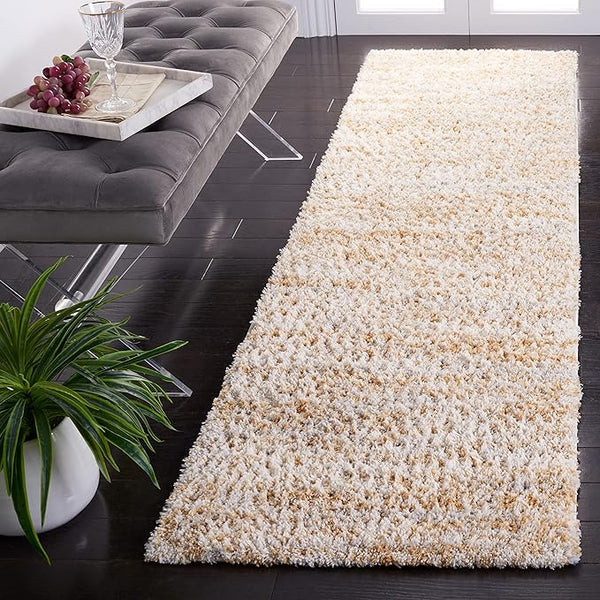 Berber Shag Runner Rug 2'3" x 8'