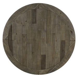 5-Piece Round Dining Table Set with Cross Back Chairs