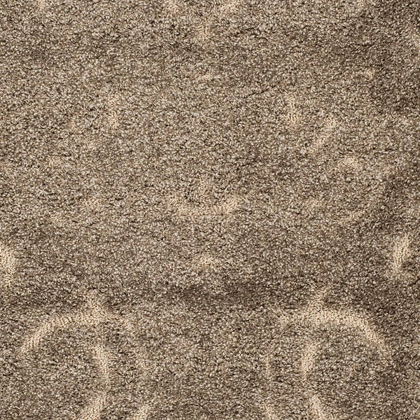 5'3" x 7'6" Shag Area Rug – Damask Design, Non-Shedding, 1.2-Inch Thick