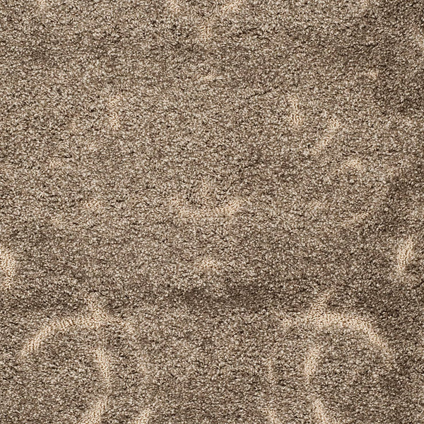 5'3" x 7'6" Shag Area Rug – Damask Design, Non-Shedding, 1.2-Inch Thick