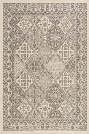 9x12 Vintage Medallion Area Rug – Tribal Tile Pattern