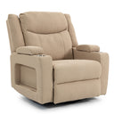 Oversized Power Recliner with Massage, Heat & Swivel Rocker