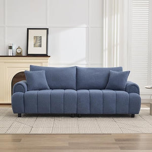 88" Oversized Boucle 3-Seater Sofa