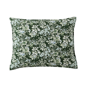 King Comforter Set 7-Piece – Floral Green Cotton Bedding
