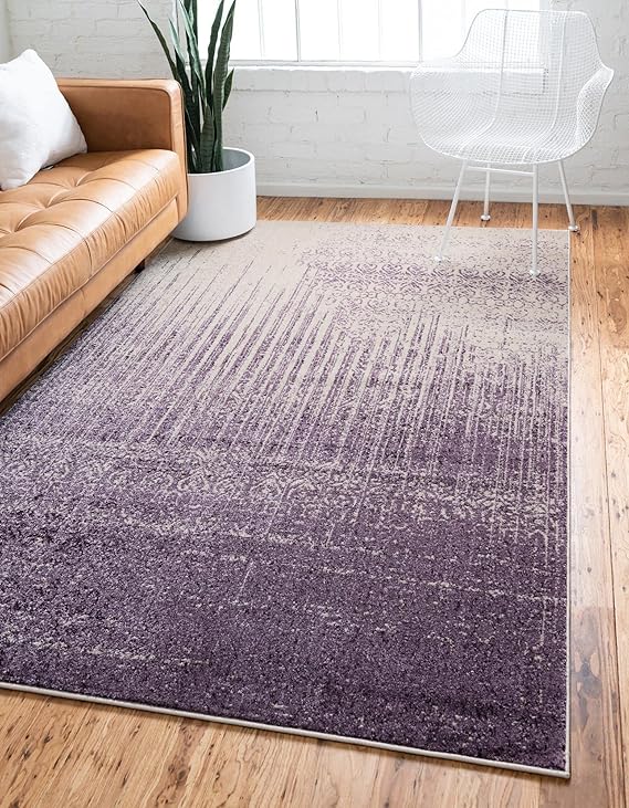 Round Area Rug 6ft – Polypropylene Machine Made Abstract Modern