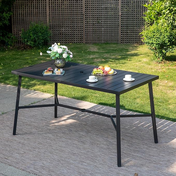 Outdoor Metal Patio Bar Table – Counter Height