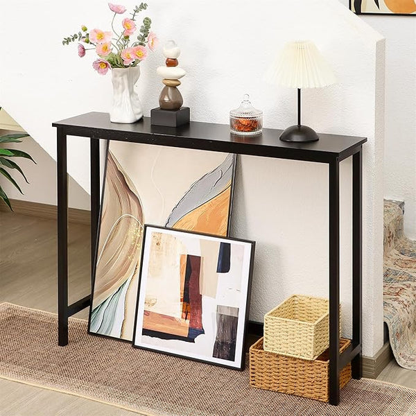 Bamboo Narrow Console Table 39.37"