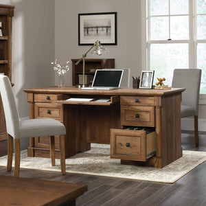 Large Executive Desk with Storage Drawers