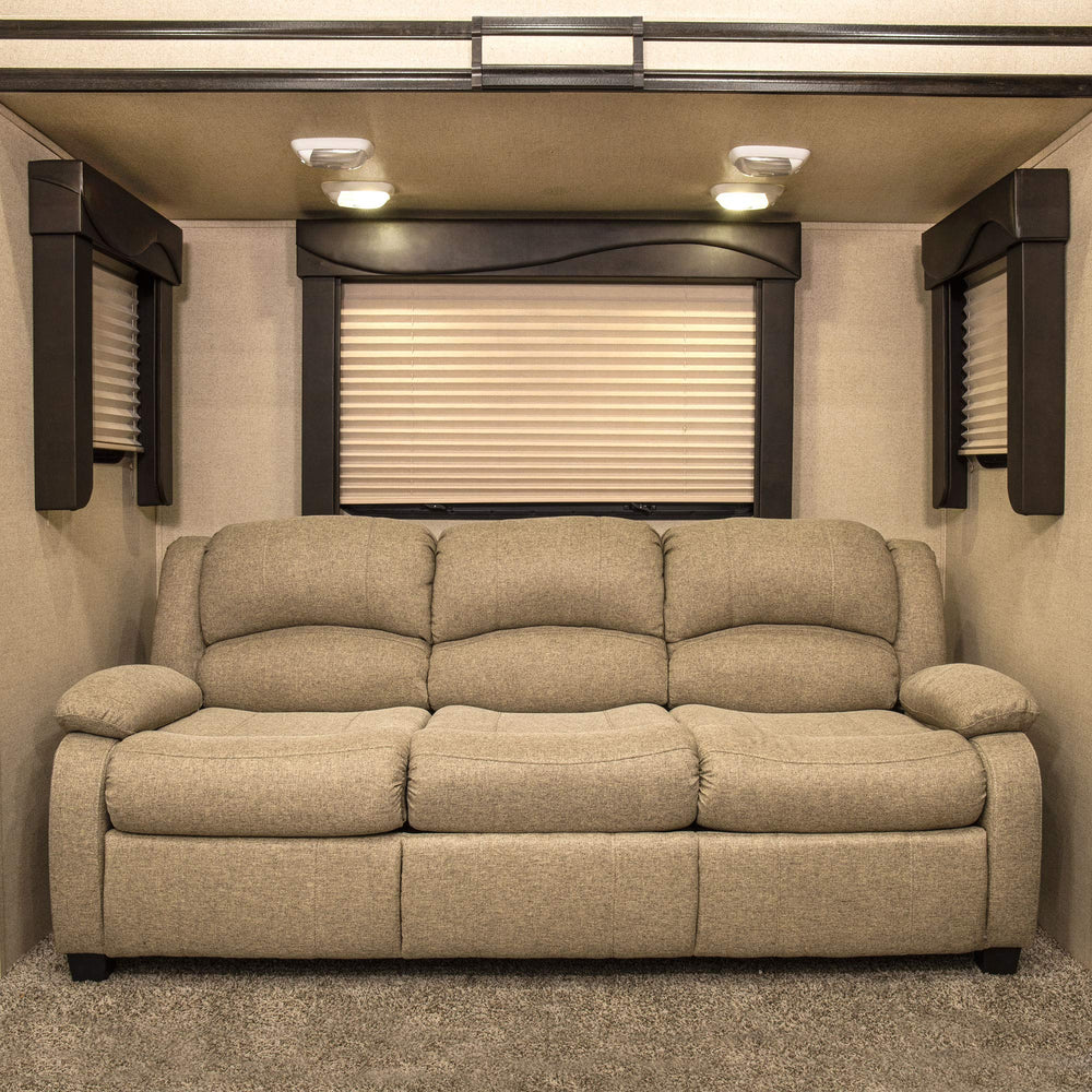 80" RV Sleeper Sofa Loveseat with Memory Foam Mattress