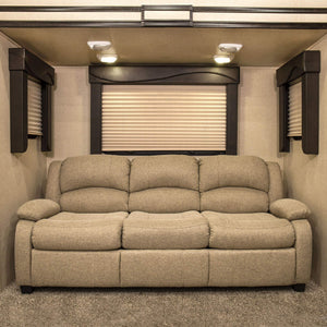 80" RV Sleeper Sofa Loveseat with Memory Foam Mattress
