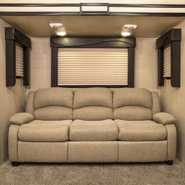 80" RV Sleeper Sofa Loveseat with Memory Foam Mattress
