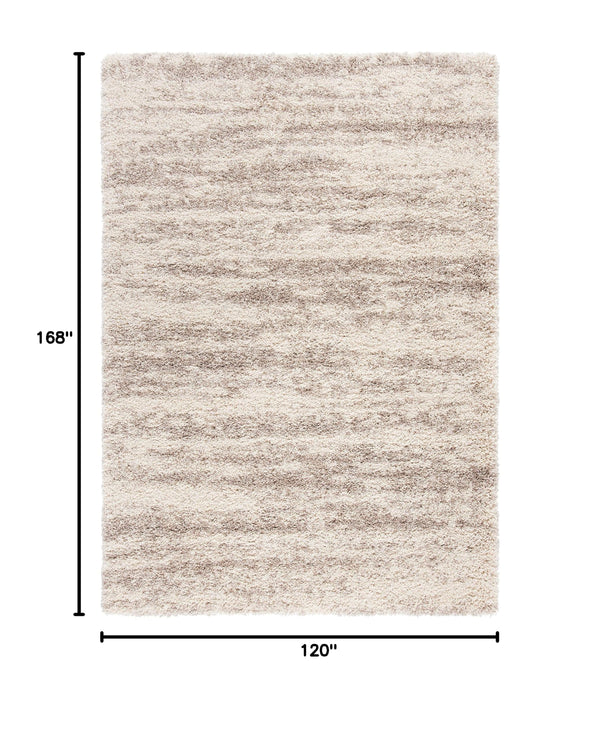 Shag Runner Rug 2'3" x 8' – Plush Polypropylene, Non-Shedding, Machine Made