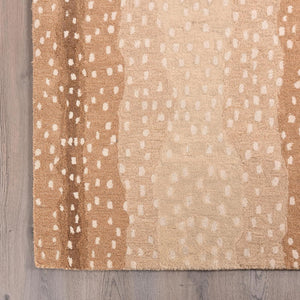 Hand-Tufted Wool Runner Rug – Antelope Pattern