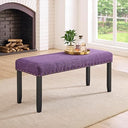 Fabric Dining Bench with Nailhead Trim