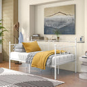 Twin Metal Daybed Frame with Under-Bed Storage
