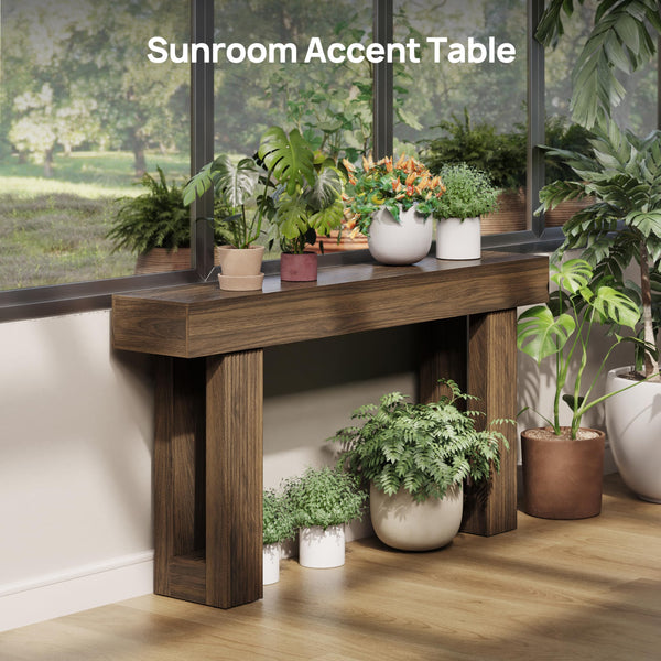 63-Inch Fluted Console Table