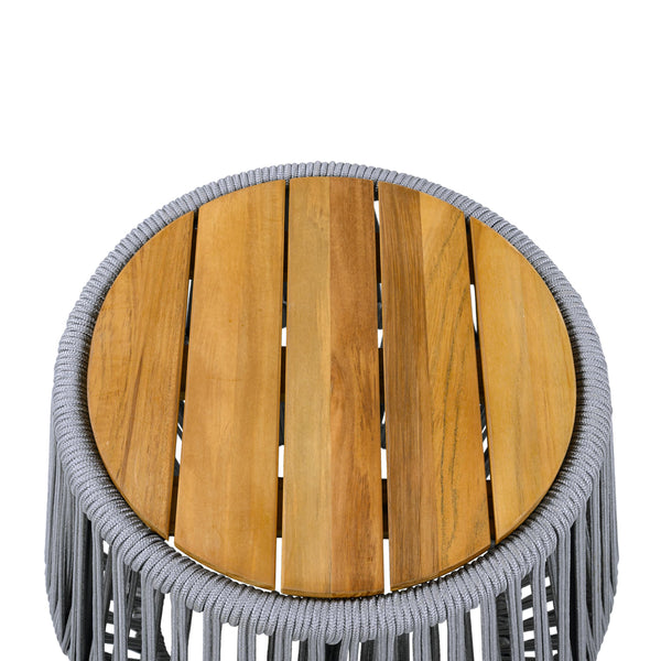 Bohemian Round Outdoor Side Table