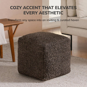 Square Pouf Ottoman Foot Rest