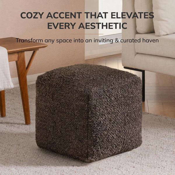 Square Pouf Ottoman Foot Rest