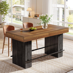 Counter Height Bar Dining Table 62.2"