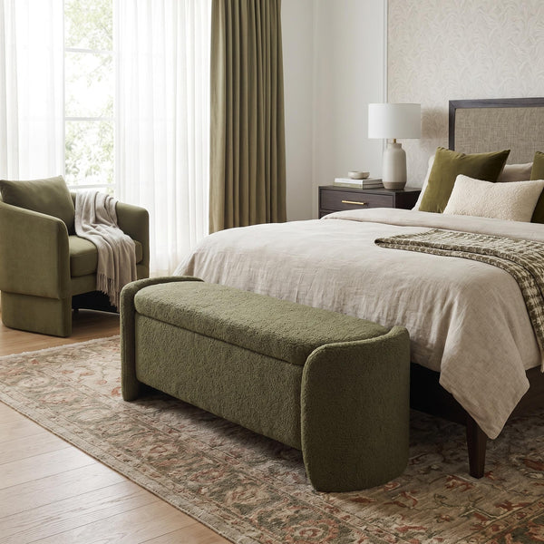 50-Inch Storage Ottoman Bench