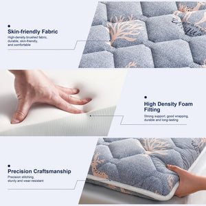 9-Layer High-Density Foam Mattress Topper