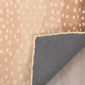 Hand-Tufted Wool Runner Rug – Antelope Pattern