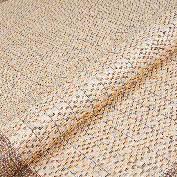 Indoor Outdoor Checkered Flatweave Area Rug 5'3" x 7'6"