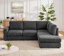 L-Shaped Sectional Sofa with Reversible Chaise