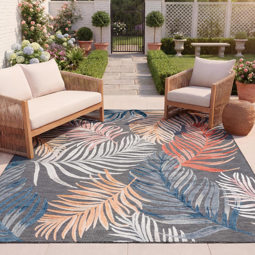 Indoor Outdoor Area Rug 8x10 – Stain & UV Resistant, Machine Woven Polyester