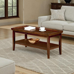 Coffee Table with Storage Shelf