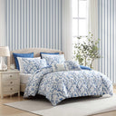 Queen Comforter Set – 7-Piece Reversible Cotton Bedding