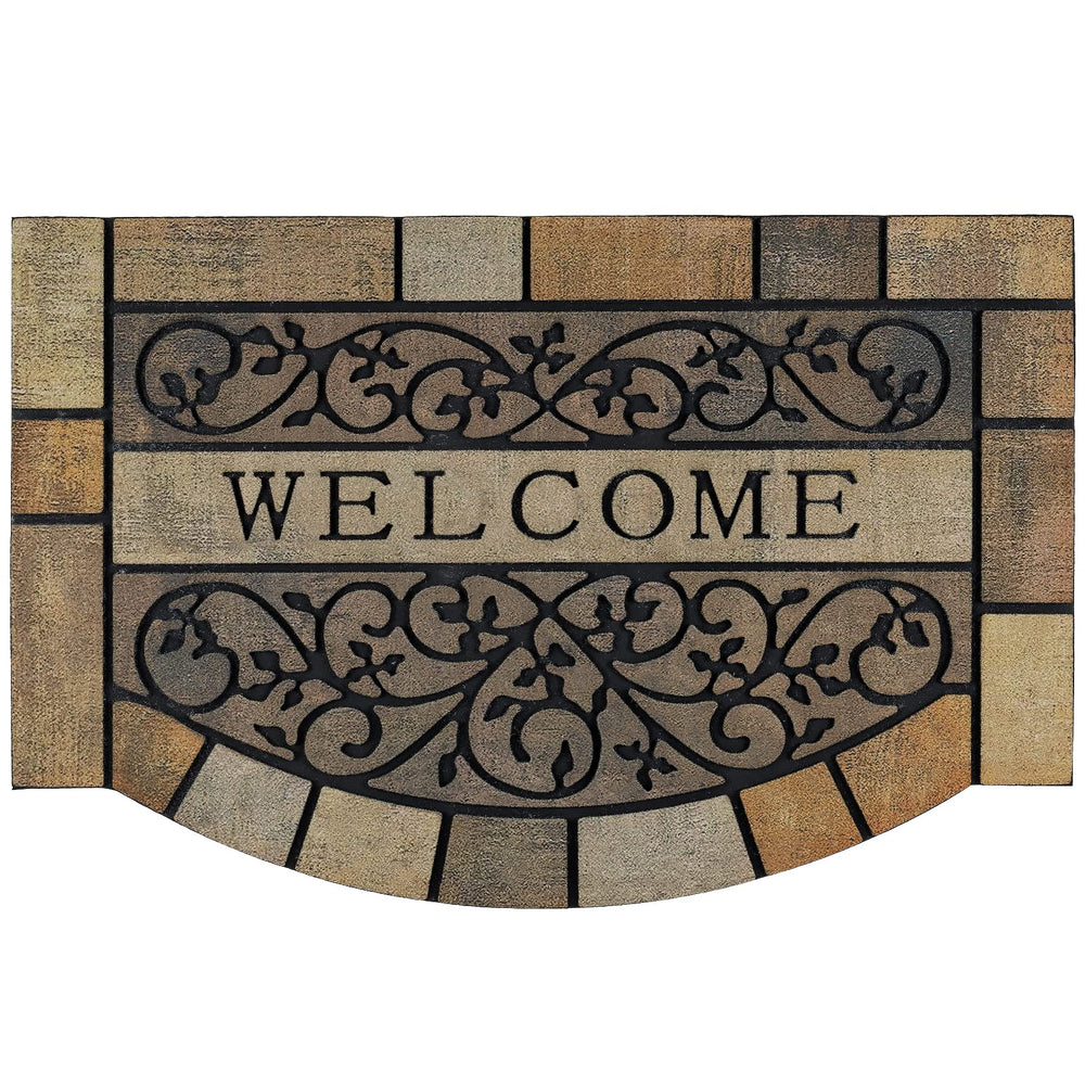 Rubber Outdoor Doormat with Non-Slip Backing