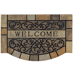 Rubber Outdoor Doormat with Non-Slip Backing